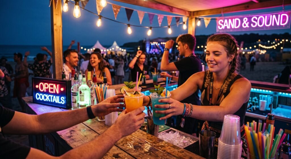 Cocktailbar – Drinks am Strand von Sand & Sound